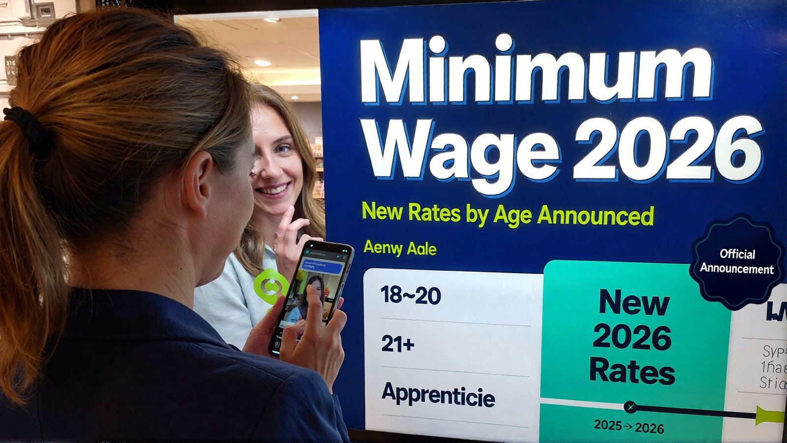 New UK Minimum Wage Rates for 2026 Announced – Full Breakdown by Age
