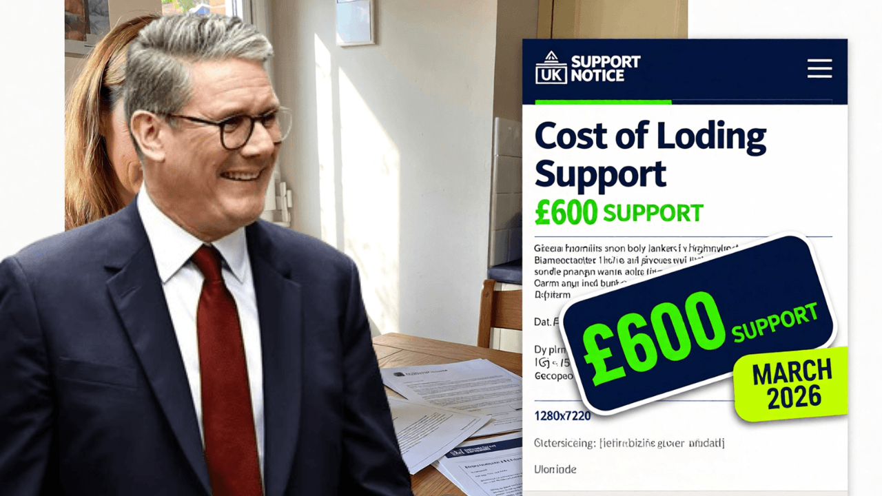 £600 Support Confirmed — Millions Can Claim Cost of Living Payment Alternative in March 2026