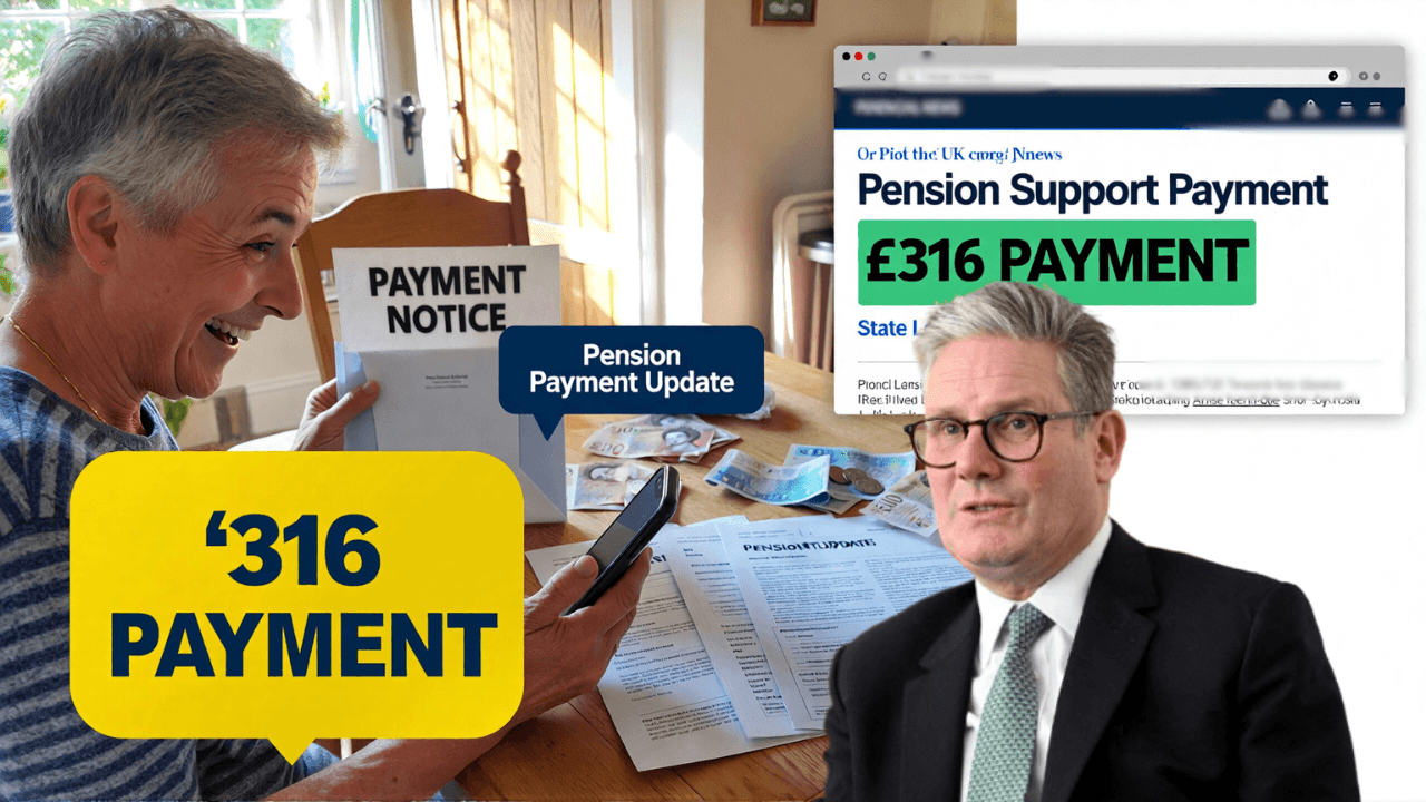 DWP Confirms Up to £316 Payment for People Over State Pension Age