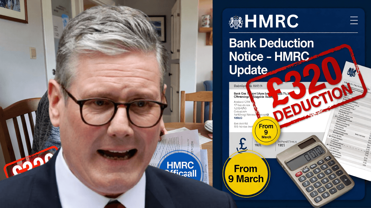 HMRC Confirms £320 Bank Deduction for Pensioners From 9 March