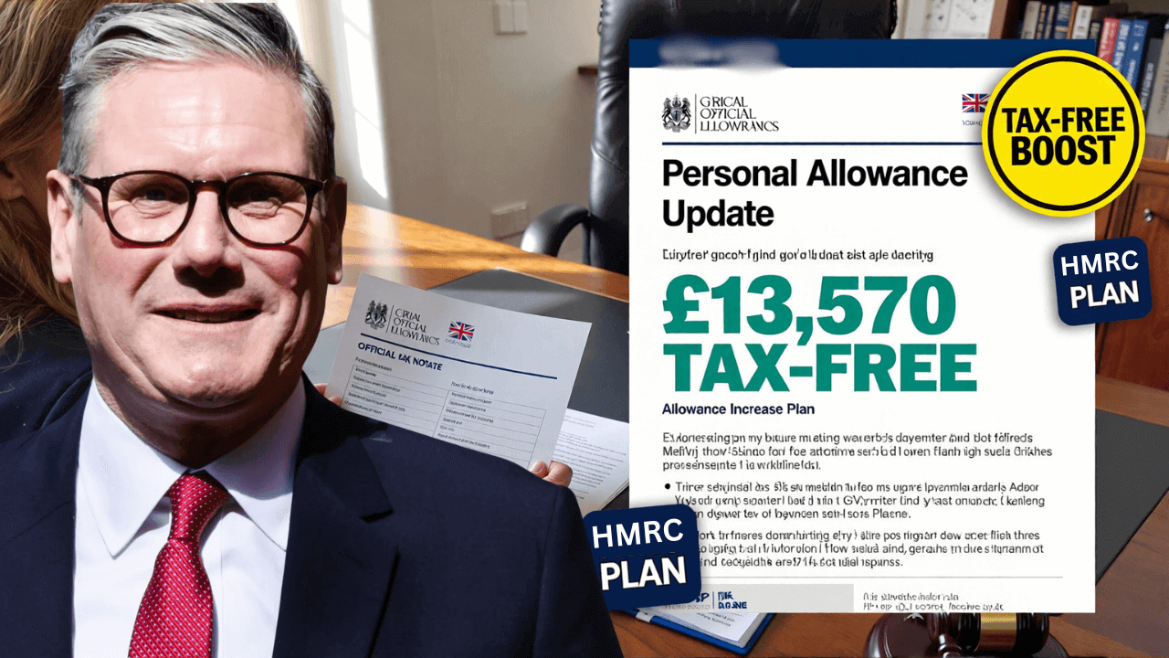 HMRC Officially Announces Plan to Raise Tax‑Free Personal Allowance to £13,570