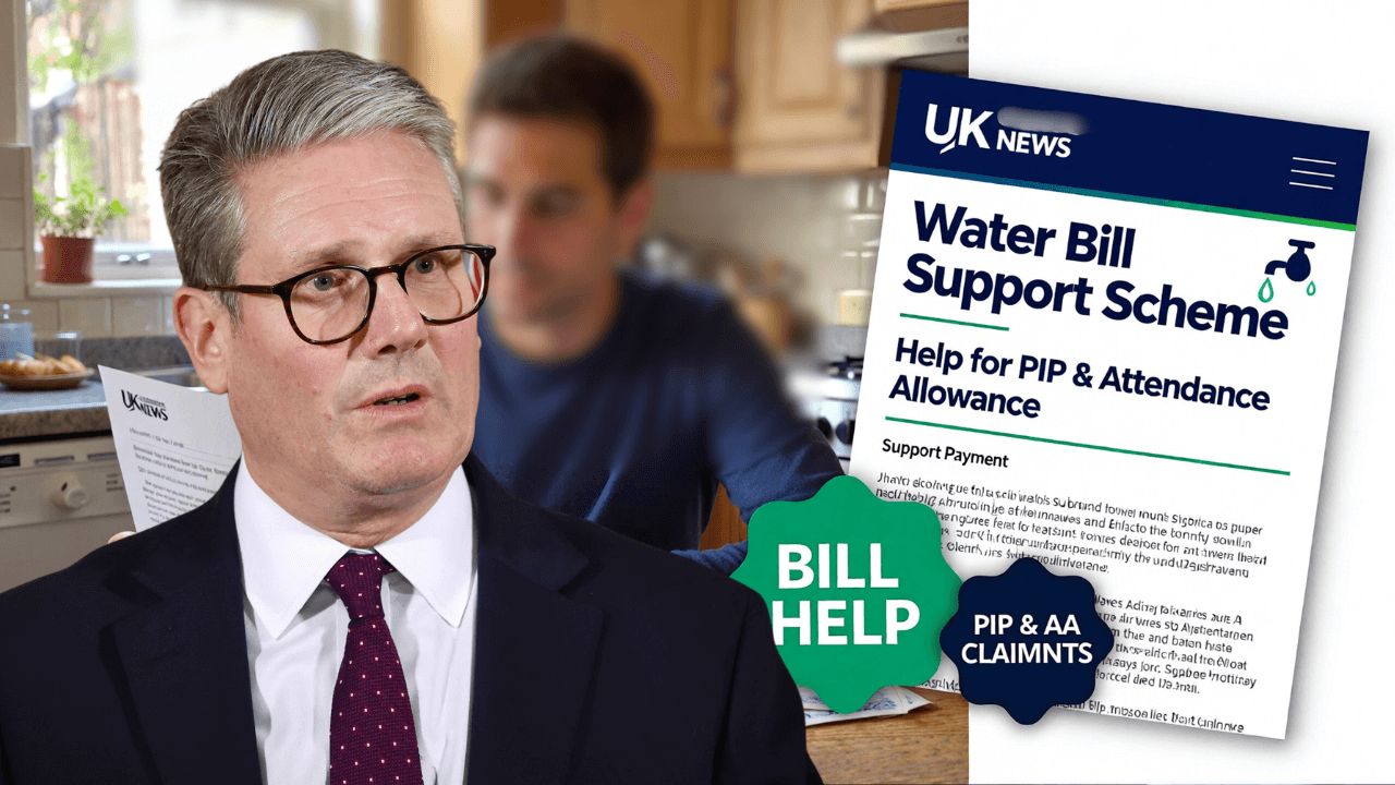 New Support Scheme Helps PIP and Attendance Allowance Claimants With Water Bills