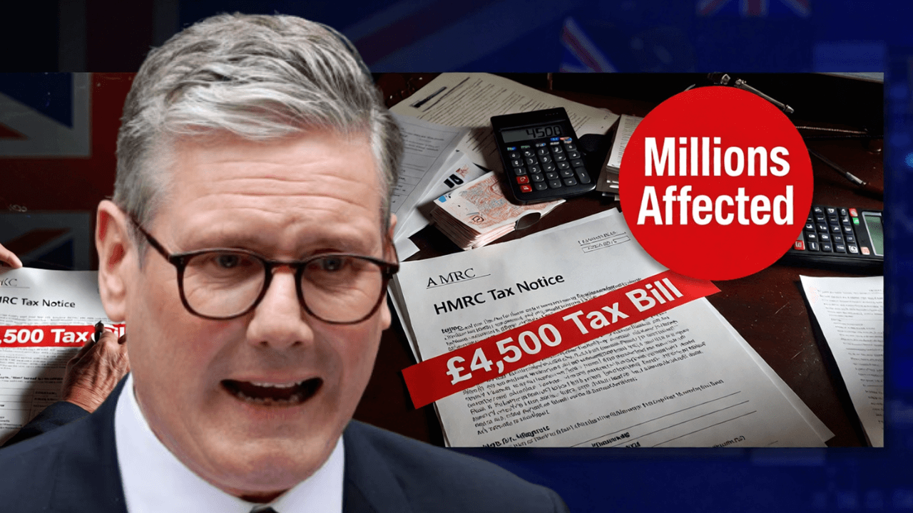 State Pensioners Hit With £4,500 HMRC Tax Bills – Millions Affected