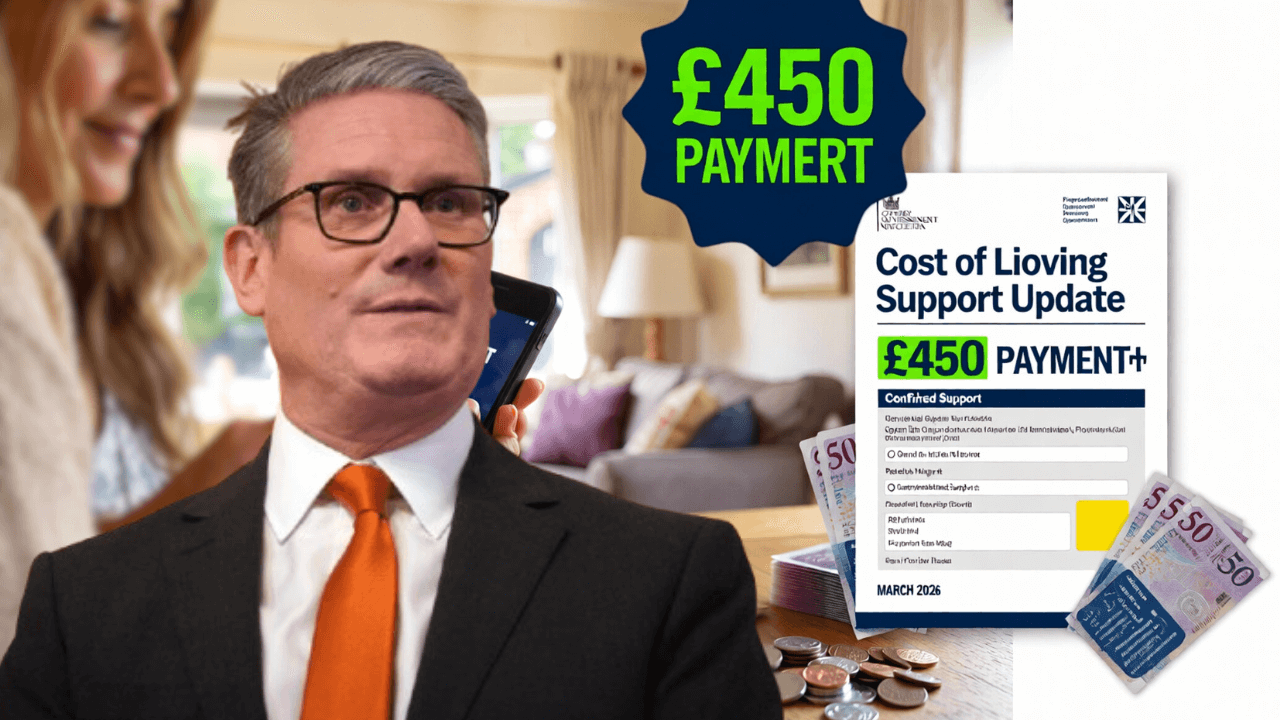 UK £450 Cost of Living Payment Confirmed for March 2026 – Eligibility & Dates