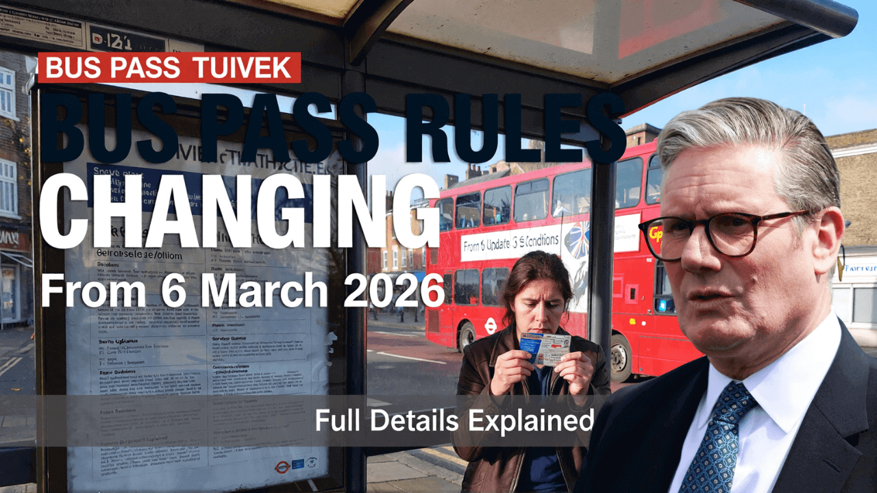 UK Bus Pass Rules Change from 6th March 2026 – Full Details