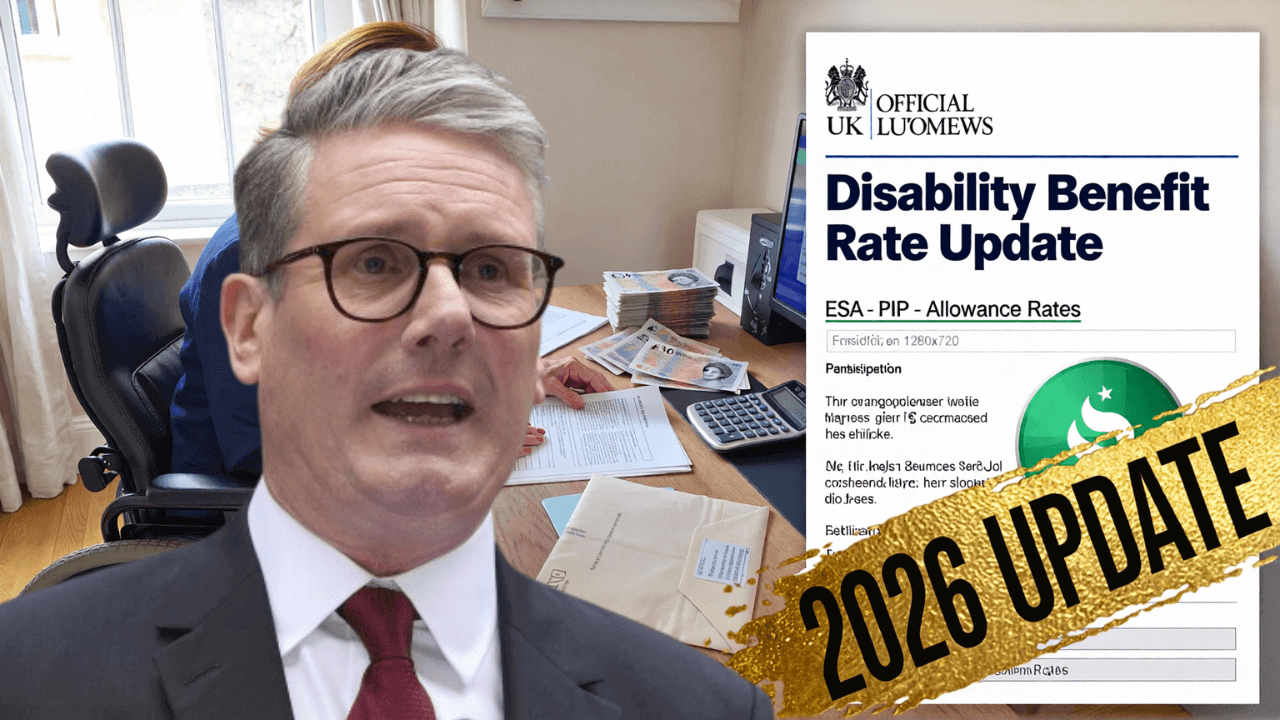 UK Disability Benefits 2026 – DWP Confirms New ESA, PIP and Allowance Rates