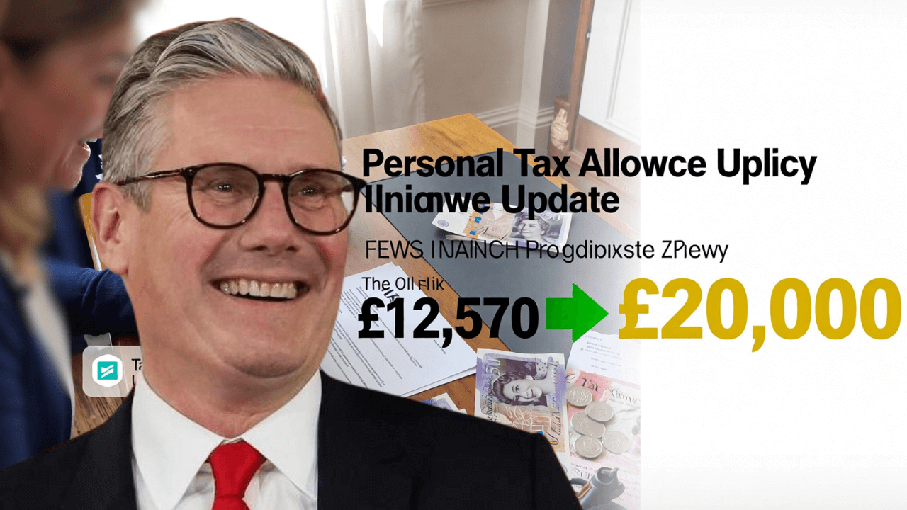 UK Government Moves to Raise Personal Tax Allowance from £12,570 to £20,000