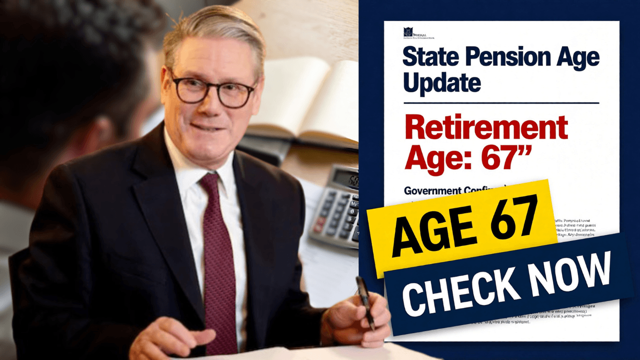 UK Govt Confirms State Pension Age Rise to 67 as Millions Urged to Check