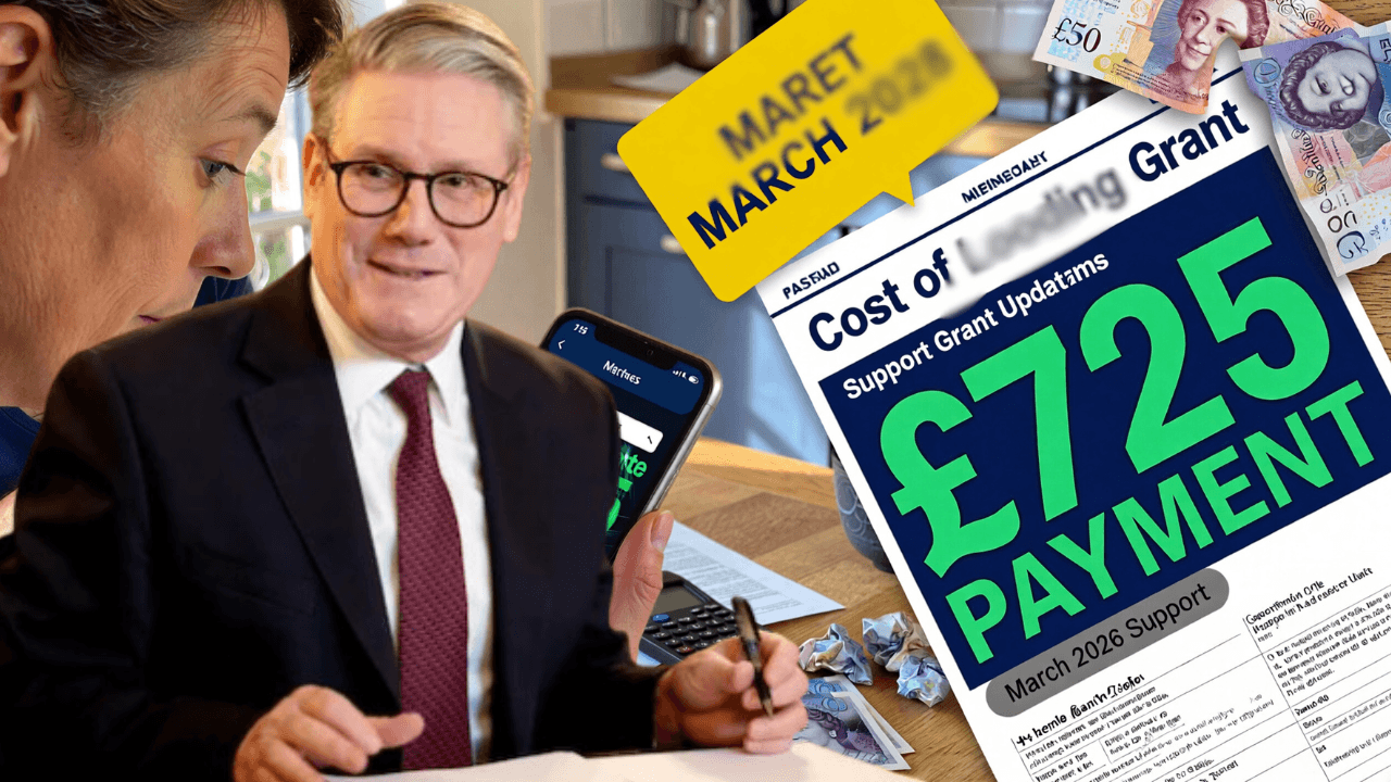UK Govt Set to Pay £725 Cost of Living Grant in March 2026 – Eligibility Revealed